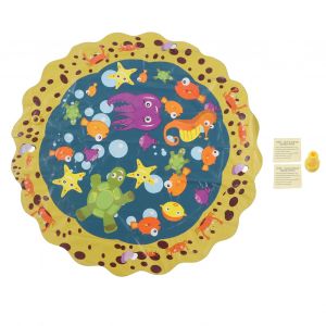 Arroseur Gonflable Pour Enfants Et Chiens, Antiderapant, Pression D'eau Reglable, Jouets De Piscine D'ete - Neuf
