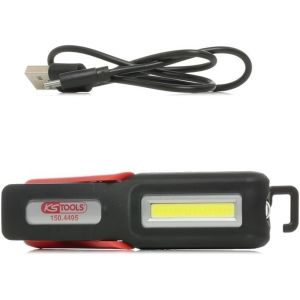 MEVRONISSHOP-KS Tools - 150.4495 - Lampe mobile d'atelier - Lampe torche LED COB 3 Watt - Lampe led ultra puissante rabattable - Autonomie de 3-4 heures - Neuf