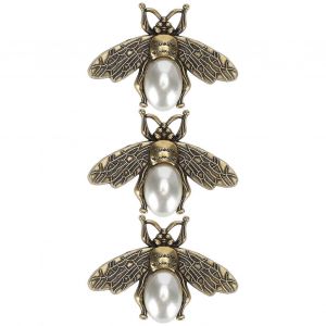 3 Pcs &Agrave; La Mode Chaussures Clip &Eacute;l&eacute;gant Mariage Multifonctionnel Chaussures Boucle V&ecirc;tements Accessoiresblanc - Neuf