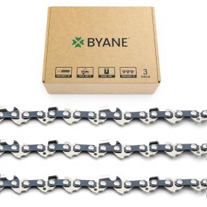 MEVRONISSHOP-Lot de 3 Cha&icirc;nes de Tron&ccedil;onneuse 45 cm (18"") | 1,3 mm (.050"") | 3/8""LP | 62 Maillons, Robuste & Faible Rebond, Compatible Mac Allister, Dolmar et plus. - Neuf