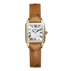 Montre Femme Herbelin Mini Luna Carrée Cuir - Neuf
