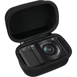 Sony Alpha ZV-E10/ZV-E10L-APS-C Interchangeable Mirrorless Lens Vlog Camera Kit Suitcase,Portable Digital Camera Travel Protective Case Storage Pouch,Black - Neuf