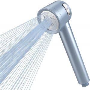 Pommeau de Douche Avec Filtre Haute Pression avec Filtre &agrave; 15 &eacute;tapes Tuyau de 1,5 M 3 Modes de Pulv&eacute;Risation, Pommeau de Douche Anti-Calcaire &eacute;conomiseur d'eau pour &eacute;liminer le Chlore R&eacute;siduel - Neuf