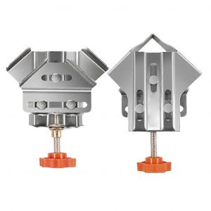 &Agrave; 90 &deg; Rightangle Collier En Acier Inoxydable, R&eacute;glable En Bois De Positionnement De La Place Pour L'encadrement. - Neuf