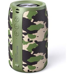Enceinte Bluetooth Portable, Mini Haut-Parleur Sans Fil 5.0 Avec Ports Usb/Aux/Carte Tf, 12 Heures D'Autonomie, Étanche Ipx5, Microphone Intégré Et Double Appairage Stéréo, Pour Extérieur - Neuf