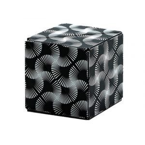 Cube magique 3D - Jouet Fidget - Design noir et blanc &agrave; changement de forme - Neuf