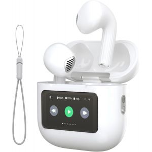 LORANKA-&Eacute;couteurs sans fil pour Samsung Galaxy S24 FE/S23 FE/S21 FE 5G/S20 FE, &eacute;couteurs Bluetooth 5.4 avec bo&icirc;tier de charge intelligent, longue autonomie, contr&ocirc;le tactile, sans bruit, son st&eacute;r&eacute;o - Neuf