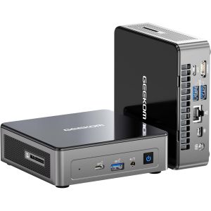 CHECARZHN--NO1-Air12 Mini Pc, Intel Twin Lake N150, 16 Go De Ram Ddr5 4800 Mhz, Ssd Pcie 3X4 512 Go, Mini Pc Windows 11, 4K Uhd (Hdmi + Dp 1.4), Wifi 6, Mini Ordinateur De Bureau Avec Emplacement Sd - Neuf