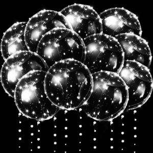 Ayuhr-Lot De 10 Ballons Lumineux À Led, Ballons Lumineux, Ballons Led, 50,8 Cm, Ballons D'anniversaire Avec Lumière, Guirlandes Lumineuses Pour Anniversaire, Saint-Valentin, Décoration De Fête - Neuf
