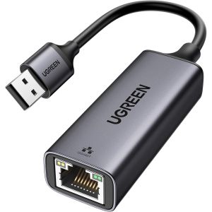 KALANKA-Adaptateur USB vers Ethernet Gigabit 1000Mbps RJ45 Réseau Compatible avec Switch Mi Box S 4 3 MacBook Pro Air Plug Play sous Windows 11 10 8,1 8 MacOS Android (Noir) - Neuf