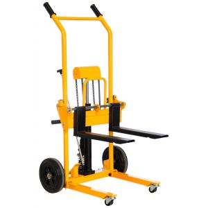 Diable gerbeur &eacute;l&eacute;vateur manuel 200kg hauteur de levage jusqu'&agrave; 900mm fourches 460mm MW Tools MS0209 - Neuf