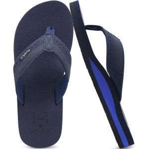 Kalanka-Tongs Hommes Été Cuir En Tissu Plage Sandales Mousse De Yoga Piscine Chaussures - Neuf