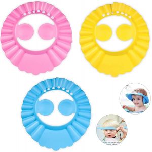 Lot de 3 gobelets de bain réglables pour bébé pour le bain et le lavage des cheveux de bébé - Neuf