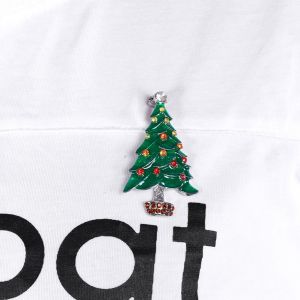Broche Decorative En Strass Et Cristal Pour Sapin De Noel, Nouvelle Collection Tendance - Neuf