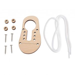 Jouet éducatif pour lacer les chaussures, développement de la motricité fine, jouet en bois pour enfants et tout-petits - Neuf