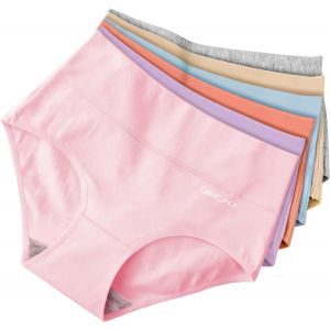 Culottes Femme, Pack De 6 &iquest; Culotte Femme Taille Haute Coton &Eacute;lastique Respirant Et Doux - Neuf