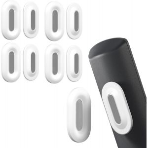 2025 Support De T&eacute;l&eacute;commande Magn&eacute;tique Am&eacute;lior&eacute;, Support De T&eacute;l&eacute;commande Auto-Adh&eacute;sif &Agrave; Double Aimant, Sans Per&ccedil;age, Universel Pour T&eacute;l&eacute;commande Tv/Climatiseur/Ventilateur (Lot De 4, Blanc) - Neuf
