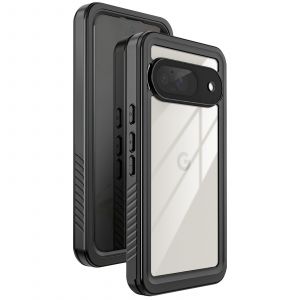 Coque int&eacute;grale pour Google Pixel 9 Etanche IP68 Antichoc Redpepper Transparent - Neuf