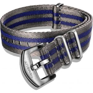 Kal-Nato Bracelet, Seat Belt Bracelet De Montre Pour Les Hommes Femmes, Haut De Gamme En Nylon Souple De Qualité Bracelets De Montre Avec Heavy Duty Brossé Boucle De 18mm 20mm 22mm 24mm - Neuf