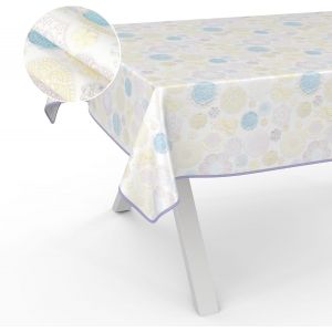 SJZG-Nappe En Toile Cirée Lavable, Pour Table De Jardin, Extérieur Et Intérieur, 220 X 140 Cm, Avec Ourlet, Dentelle - Neuf