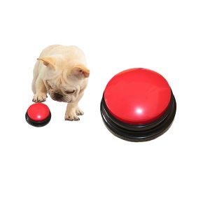 Bouton vocal pour le dressage des animaux de compagnie : communication et jeu interactif - Neuf