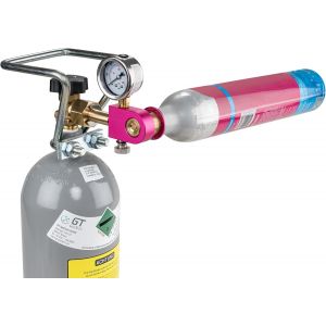 Ulteronixshop-Adaptateur de transfert de CO2 pour gaz&eacute;ificateurs d'eau Duo Quick Connect QC, Art et Terra | Adaptateur pour transf&eacute;rer le gaz CO2 de grandes bouteilles de 2, 6, 10 kg cylindres CO2 - Neuf