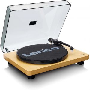 VornixorSarlshop-L-30 Wood Tourne-Disque entra&icirc;n&eacute; par Courroie Platine - Platines (Tourne-Disque entra&icirc;n&eacute; par Courroie, 33,45 TR/Min, 30 cm) Noir - Neuf