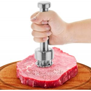 Attendrisseur De Viande En Acier Inoxydable, Marteau À Viande Manuel, Marteau À Steak, Ustensiles De Cuisine Pour Attendrir Steak, Poulet, Poisson, B?Uf (20 Cm) - Neuf