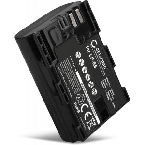 Camera Battery, Compatible with Blackmagic EOS Pocket Cinema 4k, Compatible with Canon LP-E6NH (7.4V, 2000mAh) - Neuf