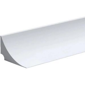 2m Bande D'étanchéité Silicone Pliable Barrage D'eau Seuil De Douche Joint Douche Barriere De Douche Retenue D'eau Anti Débordement Pour Salle De Bain Evier Cuisine,Blanc (Un Côté Adhésif) - Neuf