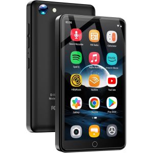 CHECARZHN--NO1-Lecteur Mp3 80 Go Avec Wifi Et Bluetooth, Lecteur Mp4 4,02 Pouces Avec Haut-Parleurs, Lecteur De Musique Pour Enfants Avec Caméra 1300 W, Préchargé Avec Spotify Et Play Store - Neuf