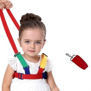 Laisse De S&eacute;curit&eacute; Anti-Perdu,2 En 1 Harnais De Marche De S&eacute;curit&eacute; Pour B&eacute;b&eacute; Laisse Pour Enfant Ceinture De Marche (Bleu) - Neuf