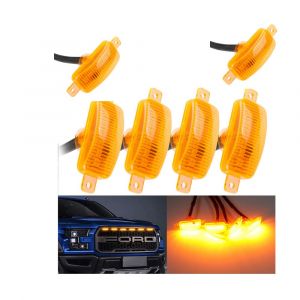 Lot de 6 feux lat&eacute;raux jaunes pour v&eacute;hicule &agrave; moteur - Neuf