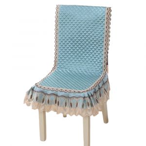 Housse De Chaise Extensible Antid&eacute;rapante Pour Fauteuil Siamois - Bleu Lac - Neuf