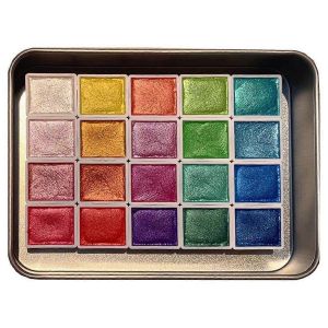 20 Couleurs Aquarelle Peinture Ensemble,Peinture Aquarelle Ensemble (2.3ml-B) - Neuf