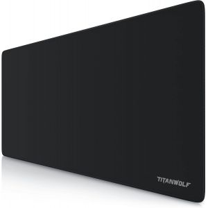 Tapis de Souris Gaming Alpha 900x400mm - sous-Main Bureau Gamer Extra Large XXL en Tissu, Base antid&eacute;rapante - Pr&eacute;cision, Vitesse et Confort - pour Tous Types de Souris et Claviers - Neuf