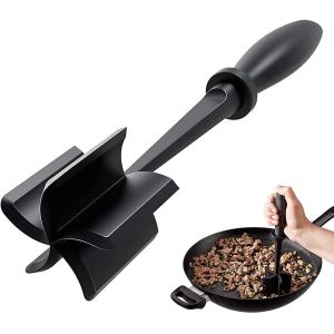 ChenQuanSarl-Viande Chopper Bouf Smasher Hamburger Masher - Abs Hachoir A Viande Manuel, Ustensile De Hachoir À Viande Hachée,Pour B?uf Pour Burgers De Viande Pour Légumes Et Fruits - Neuf