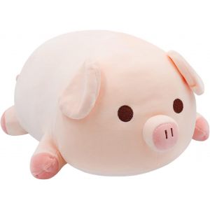 Peluche Cochon 49,6 Cm Kawaii, Adorable Oreiller En Peluche, Coussin Câlin, Peluche Douce Et Épaisse Pour Enfants, Filles Et Garçons - Neuf