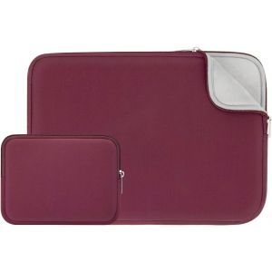 SJZG-Rainyear Housse 15,6 Pouces Ordinateur Portable De Protection Rembourré Sacoche Laptop Sleeve Vec Accessoires Pochette Compatible 15,6 Pouces Notebook Computer Chromebook(Rouge,Version Améliorée - Neuf