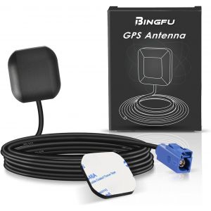 Bin Antenne GPS Voiture Etanche Adaptateur Fakra C Bleu avec 3m/9.84ft C&acirc;ble Rallonge V&eacute;hicule avec 3-5V DC Compatible avec Bateau Marin Localisateur Traqueur GPS Dispositif Suivi en Temps R&eacute;el - Neuf
