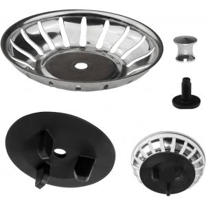 1 Pièce Panier Pour Bonde D'Évier De Cuisine Compatible Avec Ikea Atlant Domsjö, Bouchon Evier Cuisine 80 Mm, Filtre Evier Cuisine[KIT6500898] - Neuf