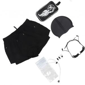 Ensemble De 8 Shorts De Bain Pour Hommes, Chapeau, Short De Plage, Lunettes, Telephone, Sac Etanche, Bouchons D'oreilles, Kit Pour Salle De Sport, Taille Xl - Neuf
