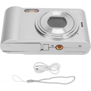 CHECARZHN--NO1-Appareil Photo Numérique Hd 44 Mp À M Au Point Automatique Pour Adolescents, Étudiants, Garçons, Filles, Personnes Âgées, Cadeau Avec Zoom 16X, Appareil Photo Élégant Et - Neuf