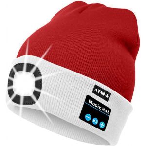 Led Bluetooth Bonnet Lumineux, Rechargeable Usb Rechargeable Musical Running Chapeau Ultra Lumineux 4 Led Lampe Étanche Utilisation Lumière Pour Ski Randonnée Camping Vélo - Neuf