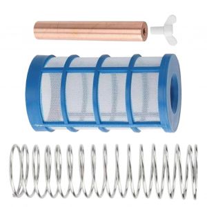 ioniseur solaire pour piscine avec anode en cuivre, robot nettoyeur flottant, kit solaire en cuivre comprenant anode, panier filtrant et vis, pieces detachees pour piscines. - Neuf