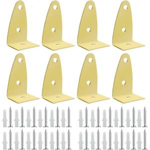 Crochets Robustes-6 Pi&egrave;ces Crochet Mural,Attache Miroir Fixation Murale,pour Accrocher Dans la Salle de Bain et la Cuisine(avec 24 Vis + 24 tube dexpansion &agrave; vis) - Neuf