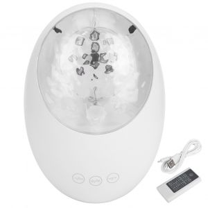 HJLIAN Projecteur Bluetooth pour haut-parleur, lampe de projection nocturne oceanique, port USB, decoration de salle de musique - Neuf