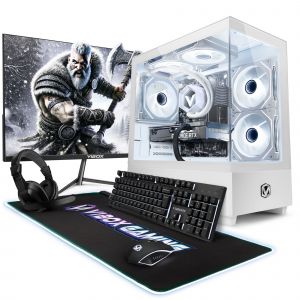 Vibox IV-635 PC Gamer Complet - 23"" &Eacute;cran - AMD Ryzen 7 5700X 4,6 GHz - Nvidia RTX 5050 8 Go - 16 Go RAM - 500 Go SSD - Windows 11 - WiFi - Neuf