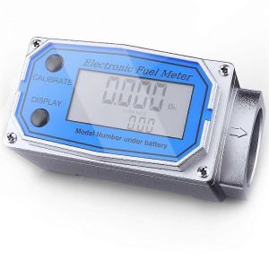 D&eacute;bitm&egrave;tre d'eau num&eacute;rique 3/4" - Filetage NPT, &eacute;cran LCD, pour la mesure d'huile/liquide (unit&eacute;s gal/l) - Neuf