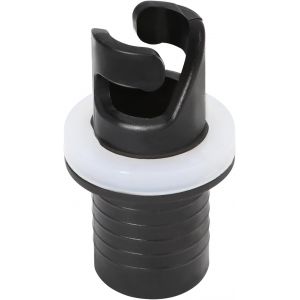 Letnerny-Adaptateur Valve Gonflable, Adaptateur De Tuyau De Pompe Kayak, Noir Adaptateure Pompe Kayak Embout De Gonflage, Réutilisable Adaptateur De Valve À Pied Pour Bateau (Noir-1 Pièces) - Neuf